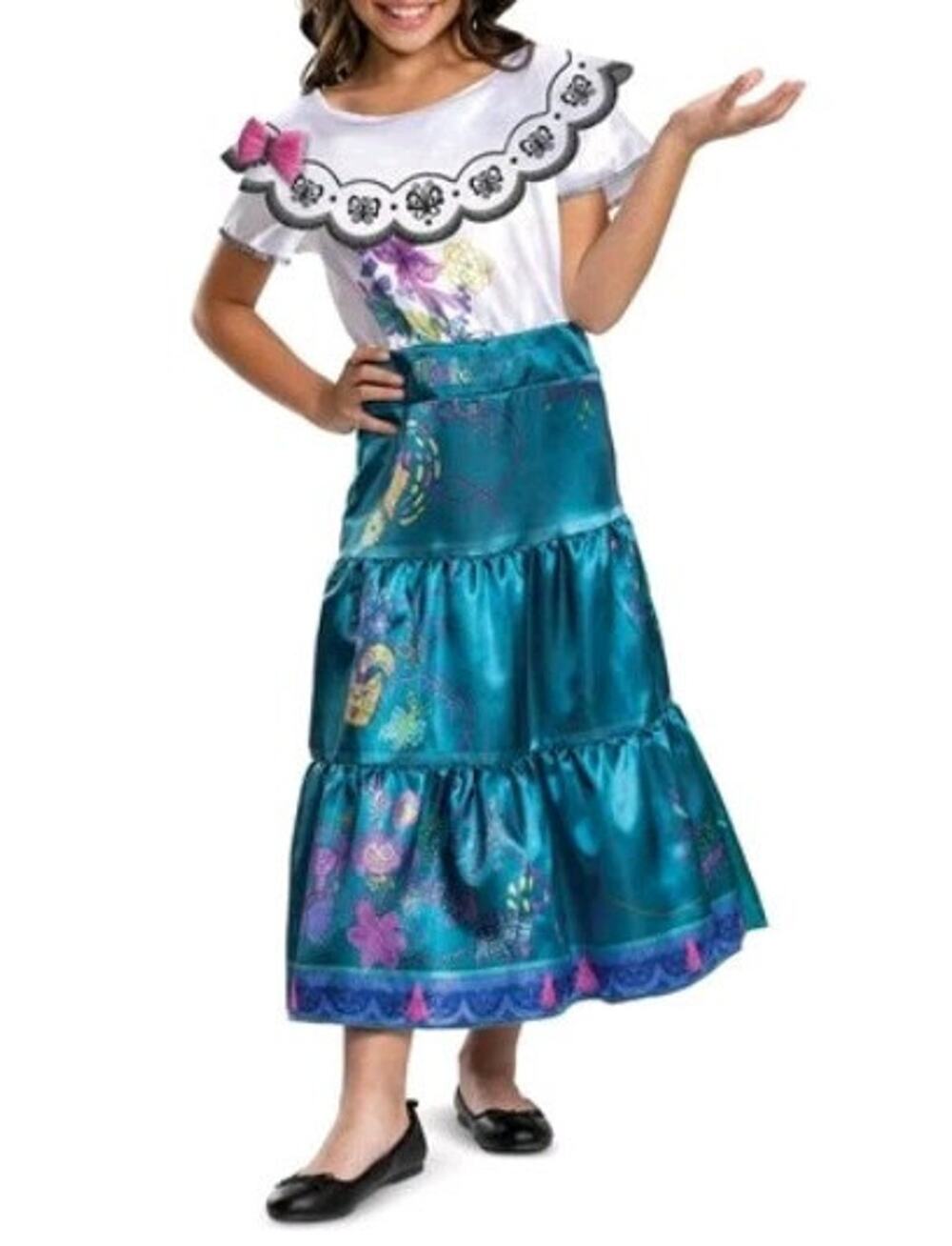 Disney Encanto Mirabel Dress Up Halloween costume Girls Sz S 6/6X